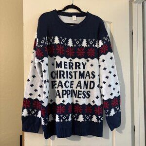 NWOT Men's Christmas Ugly Sweater SZ XXL